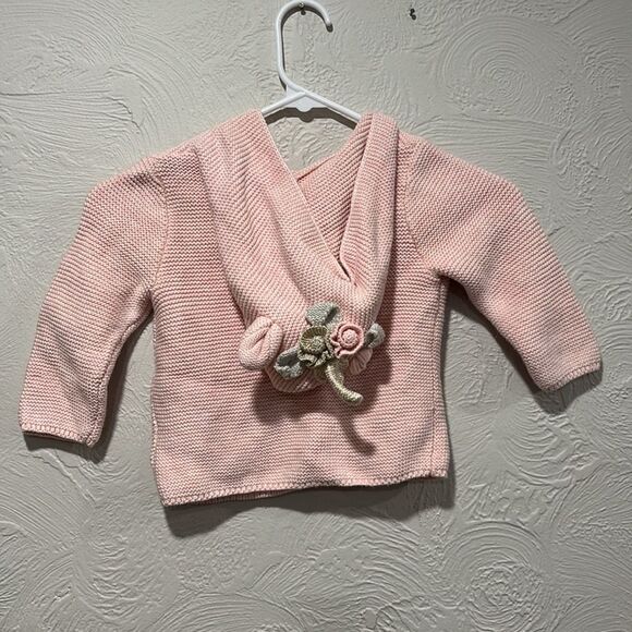 GAP Baby Light Pink Unicorn Brannan Button-up Sweater Size 12-18 Months - Picture 6 of 6
